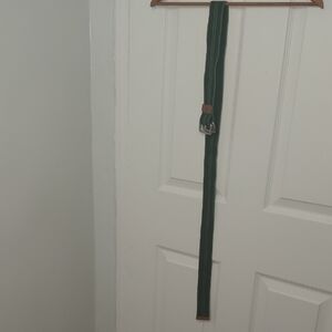 Polo by Ralph Lauren Green Belt with Silver Buckle